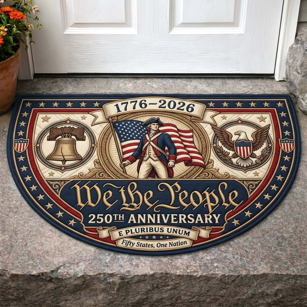 Liberty Tribute Quilted Welcome Mat GDTONTD137