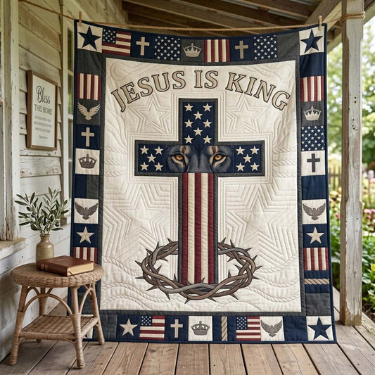 Patriot Cross Quilted Blanket GDTONTD1459