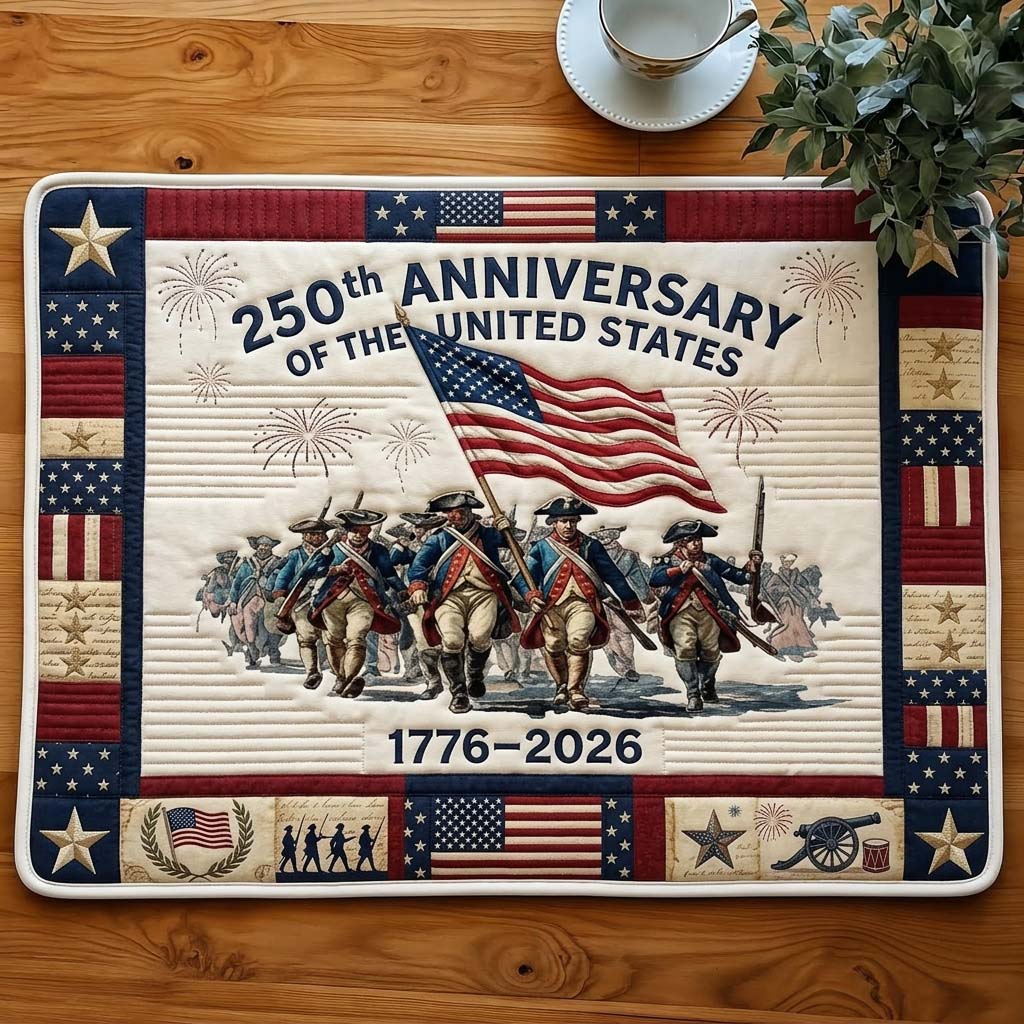 Freedom March Quilted Place Mat GDTONTD146
