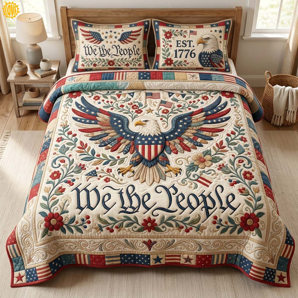 Liberty Heritage 3-Piece Quilted Bedding Set GDTONTD149
