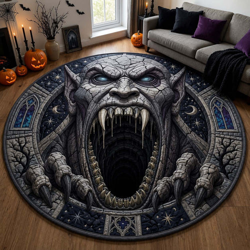 Gargoyle Abyss Quilted Round Mat GDTONTD1517