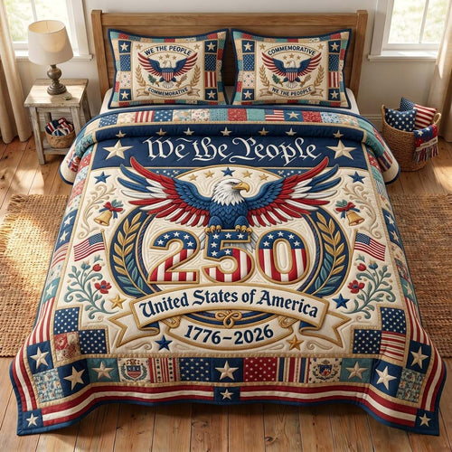 Eagle Legacy 3-Piece Quilted Bedding Set GDTONTD152