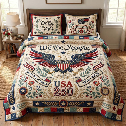 America Legacy 3-Piece Quilted Bedding Set GDTONTD153