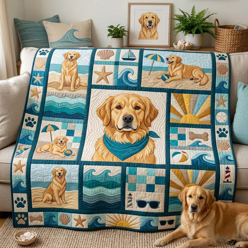 Beach Golden Days Quilted Blanket GDTONTD1546