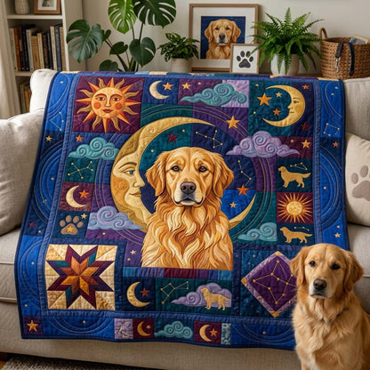 Celestial Retriever Quilted Blanket GDTONTD1551