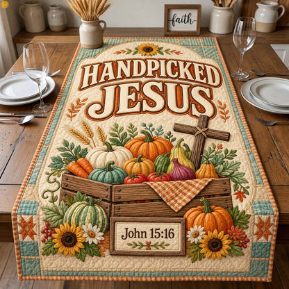 Handpicked Harvest Quilted Table Runner GDTONTD1588