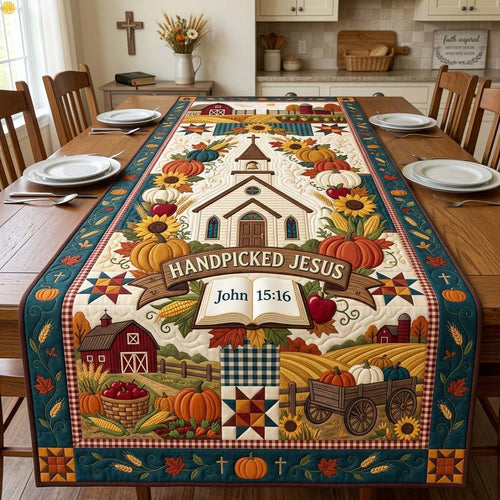 Chosen Harvest Home Quilted Table Runner GDTONTD1589