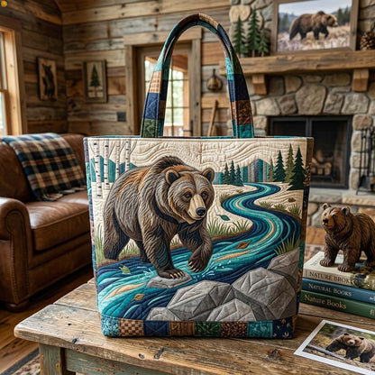 Riverstone Bear Passage Quilted Tote Bag GDTONTD1621