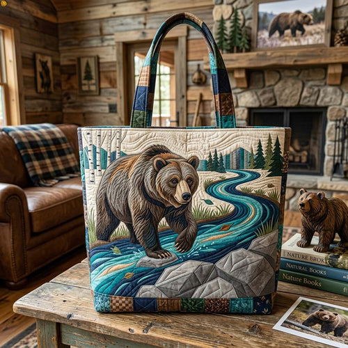 Riverstone Bear Passage Quilted Tote Bag GDTONTD1621