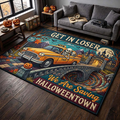Last Ride to Halloweentown Area Rug GDTONTD1647