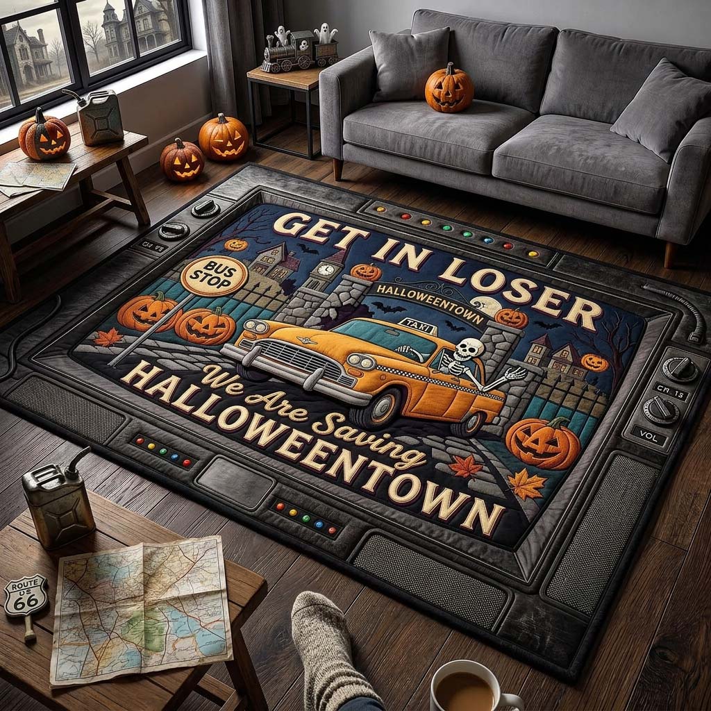 Going To Halloweentown Area Rug GDTONTD1648