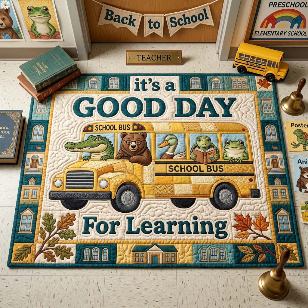 Morning School Bus Doormat GDTONTD1651
