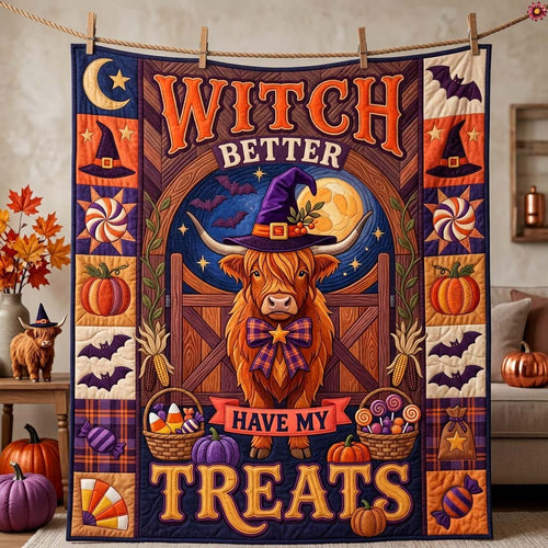Midnight Highland Treatkeeper Qulited Blanket GDTONTD1691
