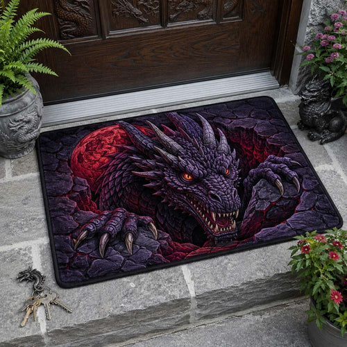 Blood Moon Shadow Dragon Doormat GDTONTD1732