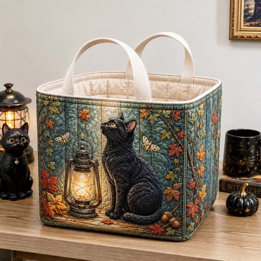 Lantern Glow Companion Quilted Storage Basket GDTONTD1737