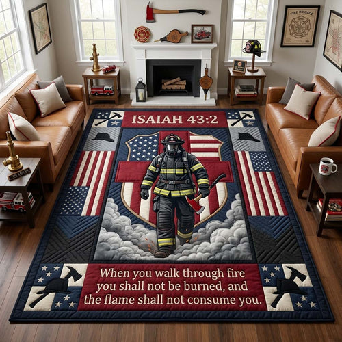 Shielded Through the Fire Area Rug GDTONTD1761