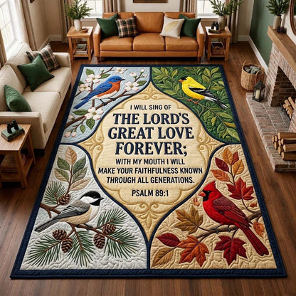 Four Seasons Sacred Song Area Rug GDTONTD1766