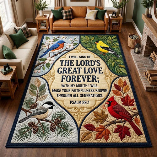 Four Seasons Sacred Song Area Rug GDTONTD1766