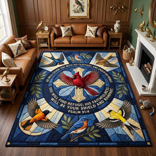 Cathedral Wings Rose Medallion Area Rug GDTONTD1769