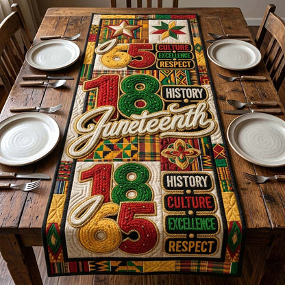 Juneteenth Spirit Quilted Table Runner GDTONTD183