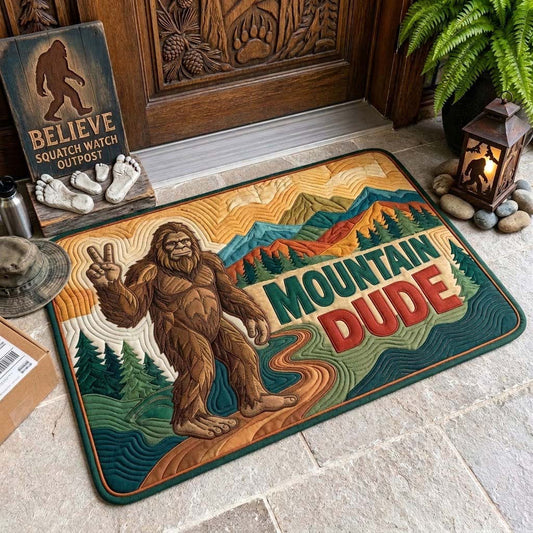 Mountain Dude Wilderness Doormat GDTONTD1877