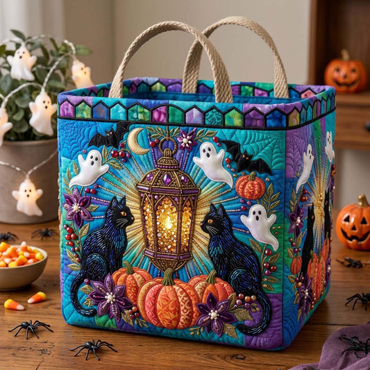 Gothic Crystal Lantern Quilted Storage Basket GDTONTD1886