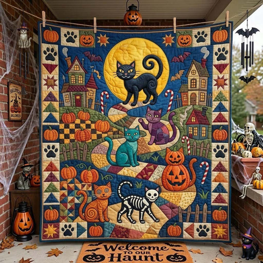 Harvest Moon Familiar Parade Quilted Blanket GDTONTD1892