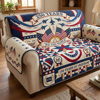 Liberty Flight Quilted Sofa Cover GDTONTD190