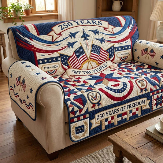 Liberty Flight Quilted Sofa Cover GDTONTD190