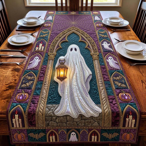 Ghost Lantern Cathedral Quilted Table Runner GDTONTD1968