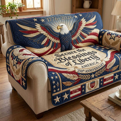 Eagle Blessing Quilted Sofa Cover GDTONTD199