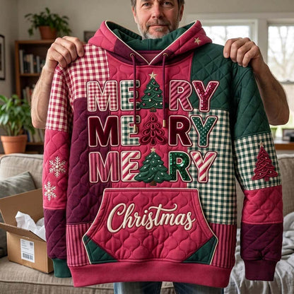 Raspberry Merry Tree Hoodie GDTONTD2052