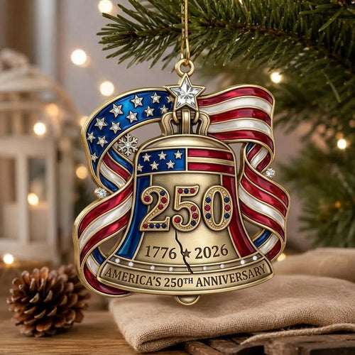Liberty Bell 250 Christmas Mica Ornament GDTONTD2055