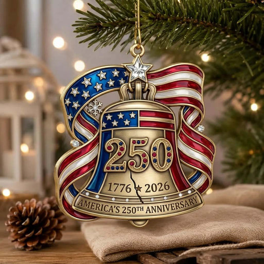 Liberty Bell 250 Christmas Mica Ornament GDTONTD2055