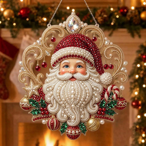 Santa Christmas Christmas Mica Ornament GDTONTD2061
