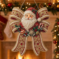 Christmas Bow Christmas Mica Ornament GDTONTD2065