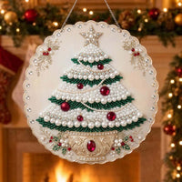 Snowfall Christmas Tree Christmas Mica Ornament GDTONTD2068