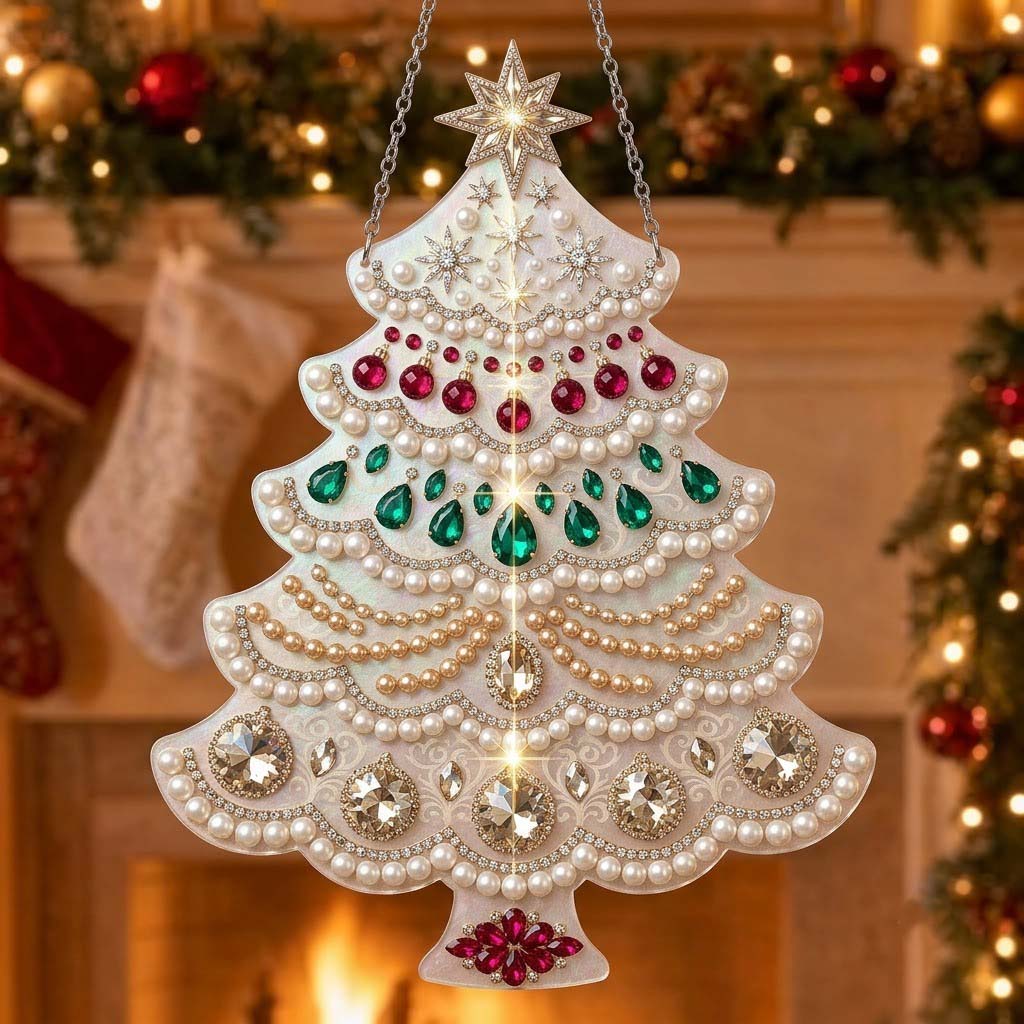 Tier Christmas Tree Christmas Mica Ornament GDTONTD2070