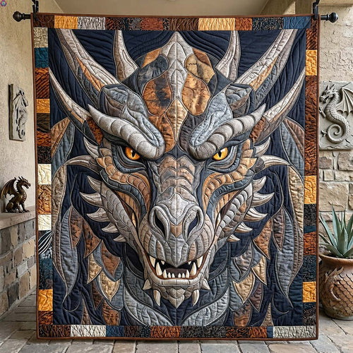 The Dragon Stare Quilted Blanket GDTONTD2073
