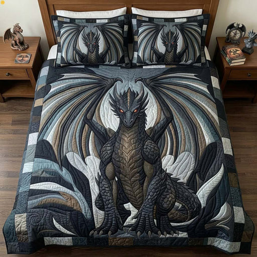 Wing of Dominion 3-Piece Quilted Bedding Set GDTONTD2077C2