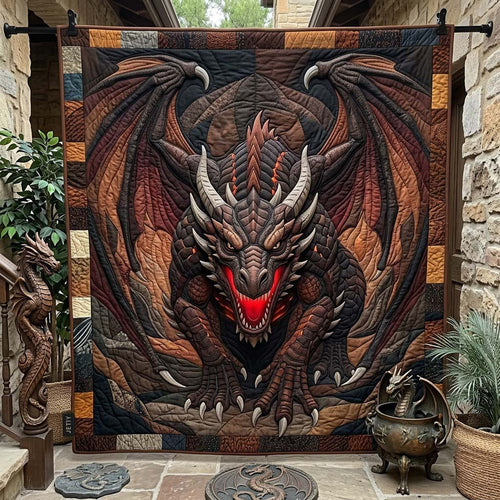 Infernal Dragon Quilted Blanket GDTONTD2078