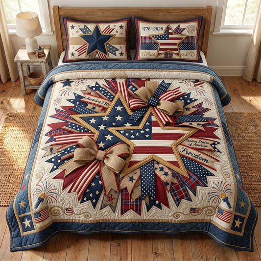 Freedom Burst Quilted Bedding Set GDTONTD232