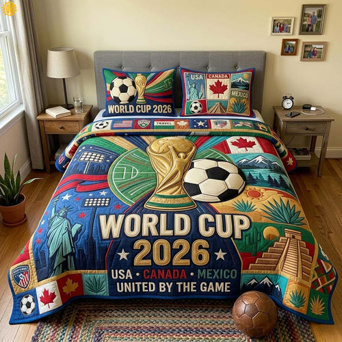 Global Glory Quilted Bedding Set GDTONTD265
