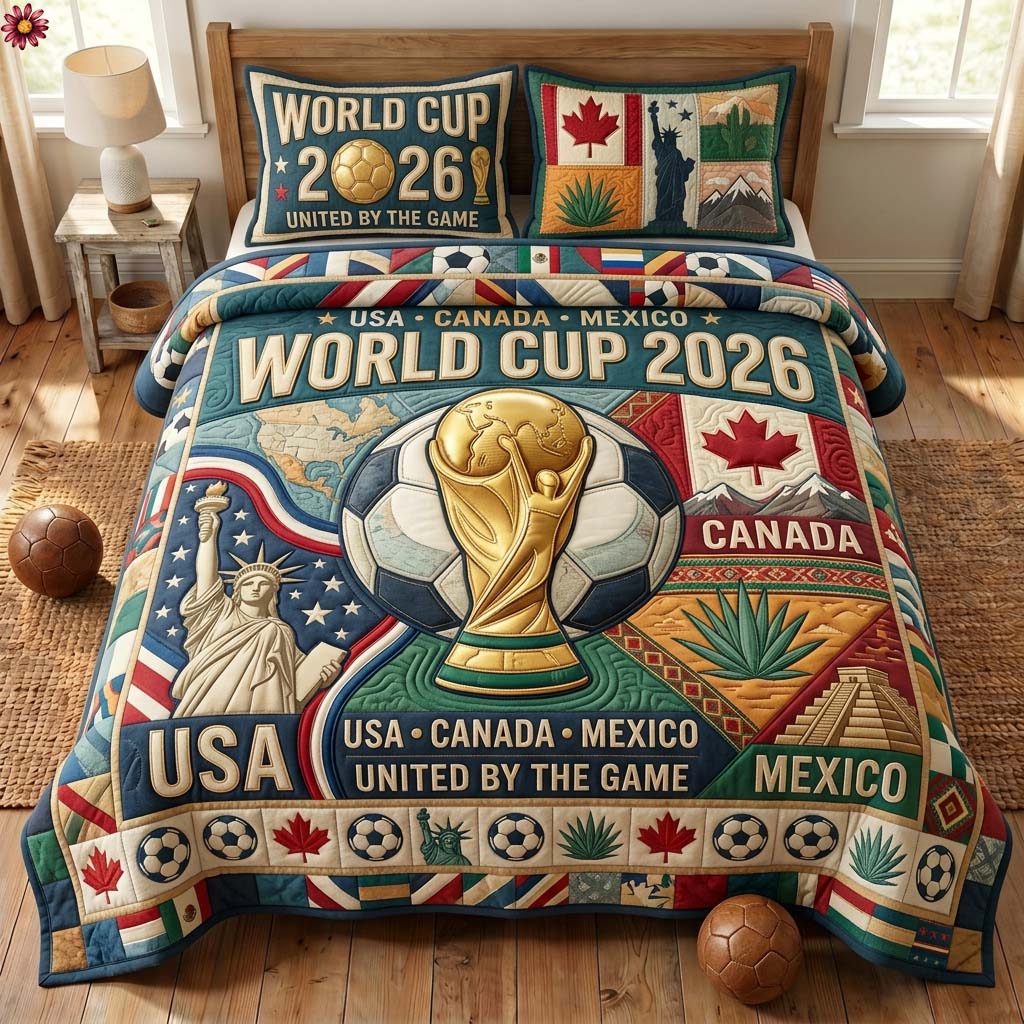 Host Nations Quilted Bedding Set GDTONTD266