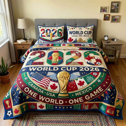Tournament Unity Quilted Bedding Set GDTONTD272