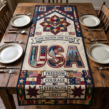 Patriot Runner Quilted Table Runner GDTONTD297
