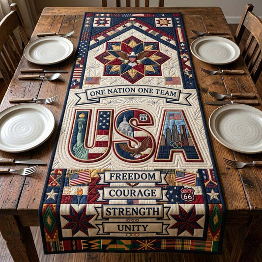 Patriot Runner Quilted Table Runner GDTONTD297