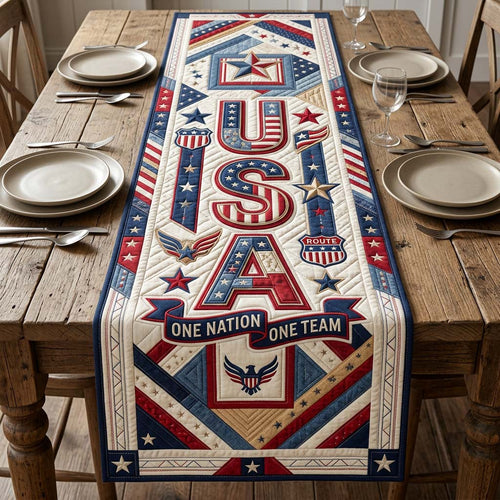 Eagle Liberty Quilted Table Runner GDTONTD303