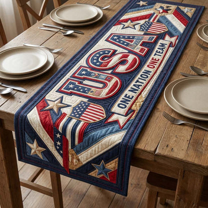 Patriot Pride Quilted Table Runner GDTONTD304