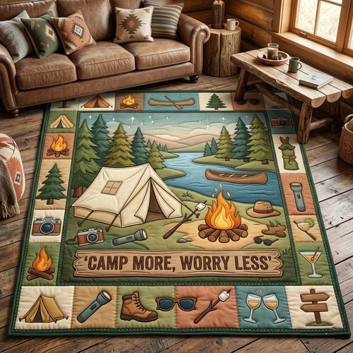 Camping Calm Area Rug GDTONTD31